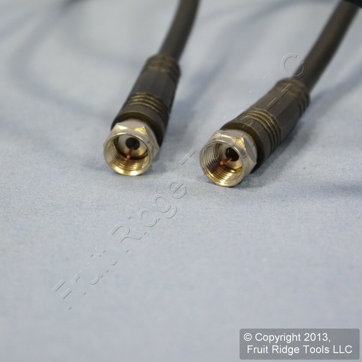 Leviton Black 3 Ft Coaxial Video Cable RG59 Plugs 75-Ohm F-Type Wire C5851-3E - Fresh Stock Dated December 2025