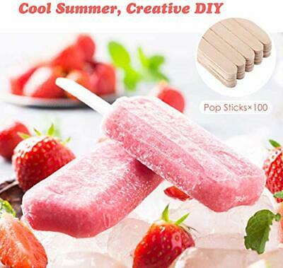 Nuovoware Ice Pop Molds Cavity of 10 Food Grade Silicone Frozen Ice Popsicle ... - Fresh Stock Dated February 2026
