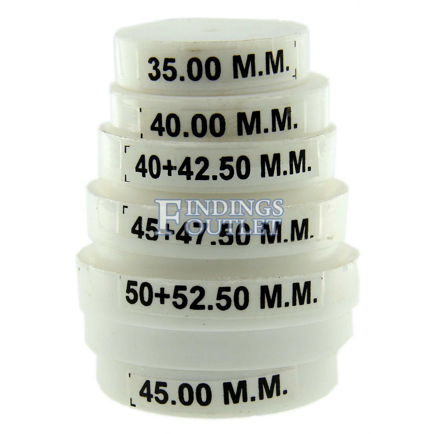 Large Nylon Die Set For Watch Case Press Double Sided Concave & Flat Nylon Dies - Fresh Stock Dated December 2025