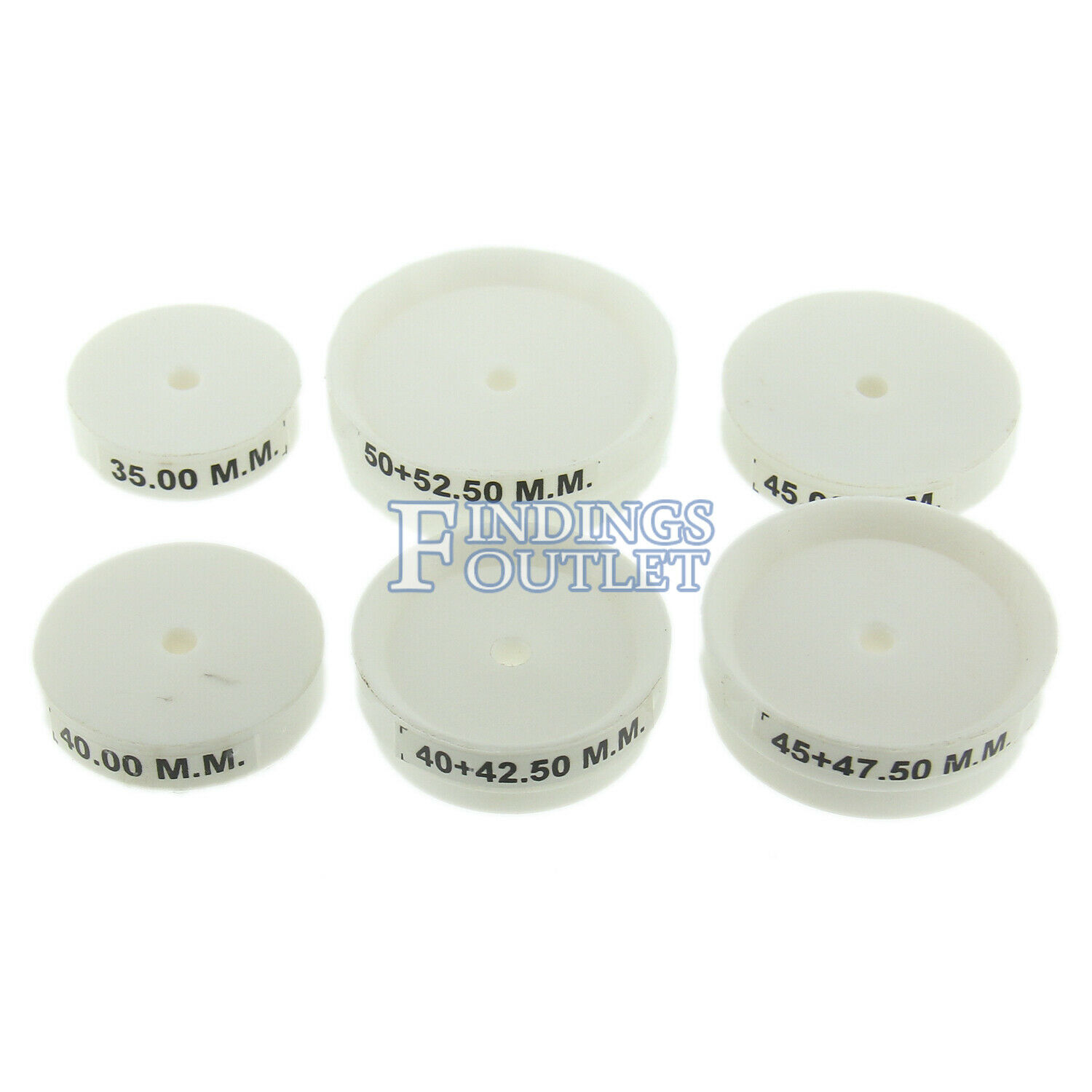 Large Nylon Die Set For Watch Case Press Double Sided Concave & Flat Nylon Dies - Fresh Stock Dated December 2025