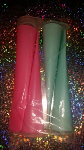 Ikea UTSPÄDD Ice Pop Maker Pink Blue 4 Pack Utspadd Icecream Fruit Pop - Fresh Stock Dated February 2026