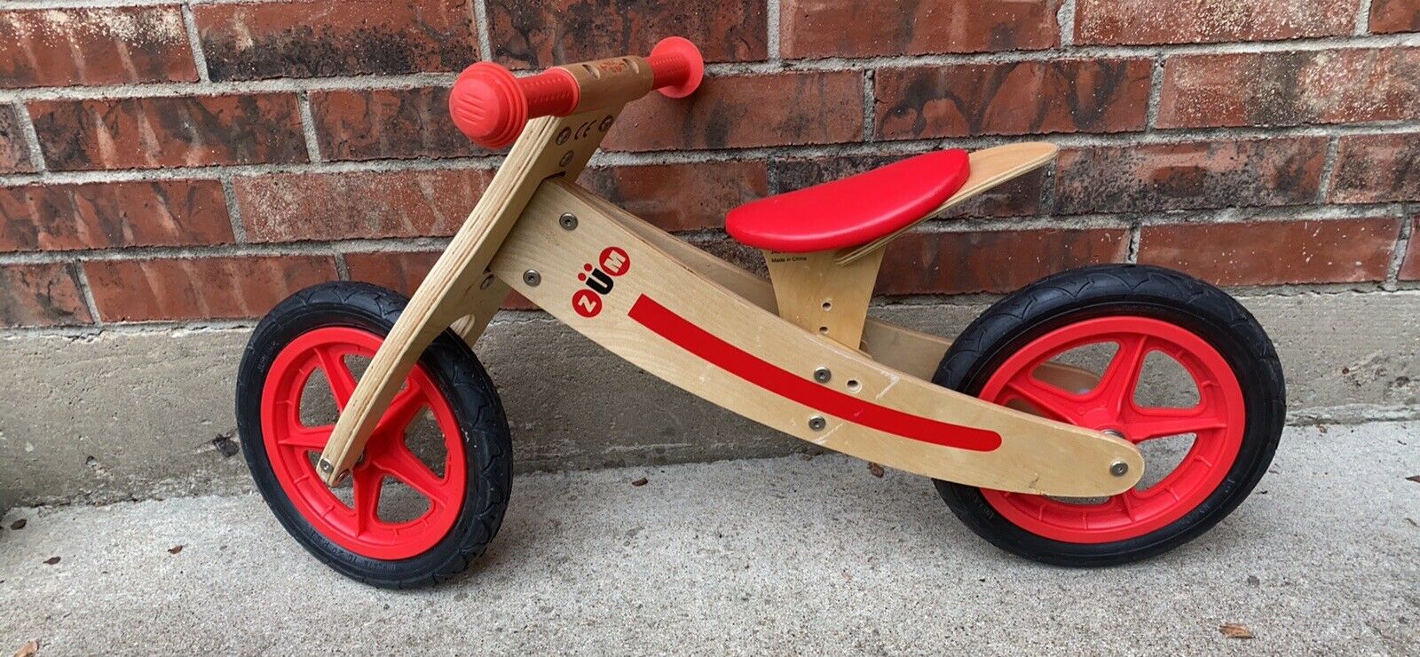 ZUM-CX Wooden Balance/Push Bike - Fresh Stock Dated January 2026