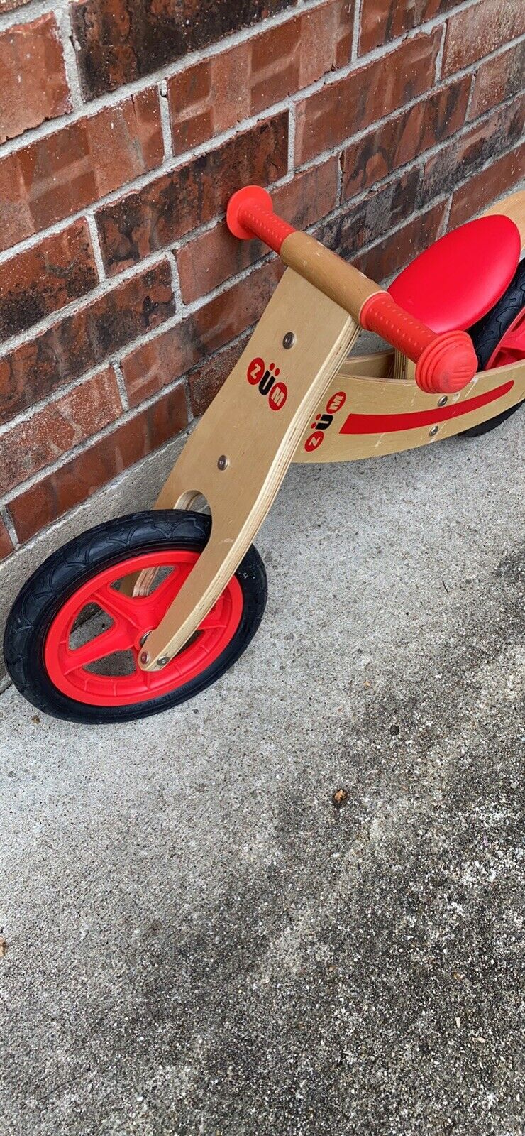 ZUM-CX Wooden Balance/Push Bike - Fresh Stock Dated January 2026