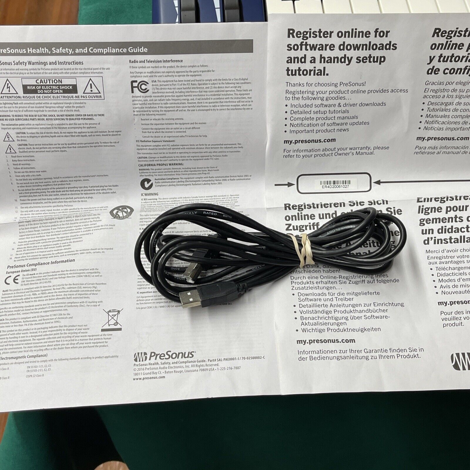 PreSonus PS-49 Professional MIDI Keyboard 2.0 USB 49 Keys - Fresh Stock Dated December 2025