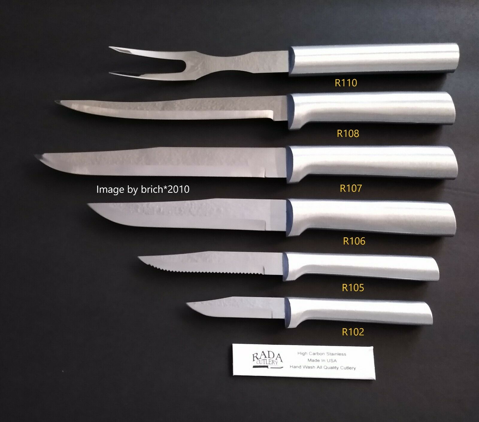 Rada Cutlery Made in USA, Knifes ,Peeler, Sharpener,  26 variations - Fresh Stock Dated January 2026