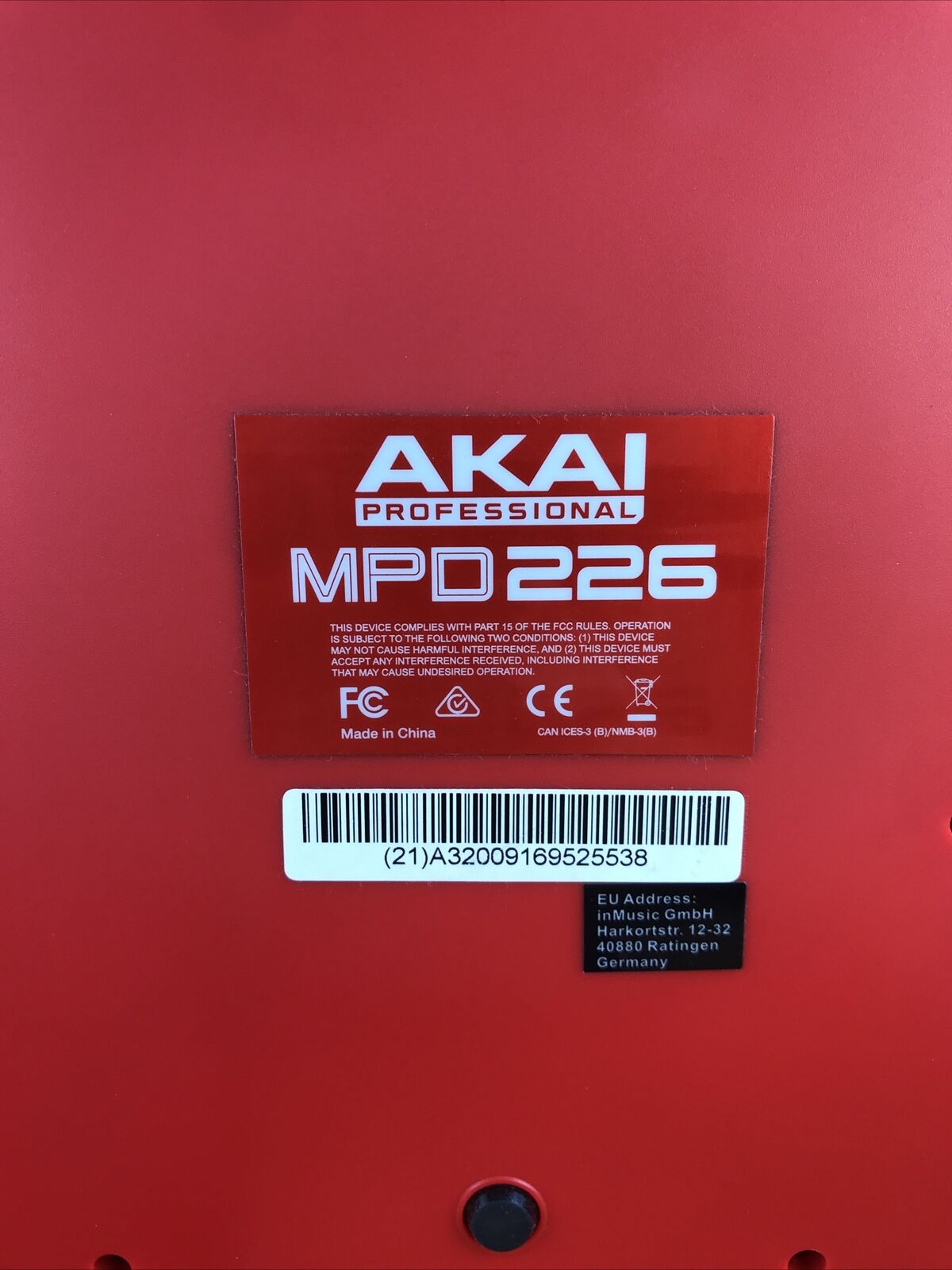 Akai professional mpd226 - Fresh Stock Dated December 2025