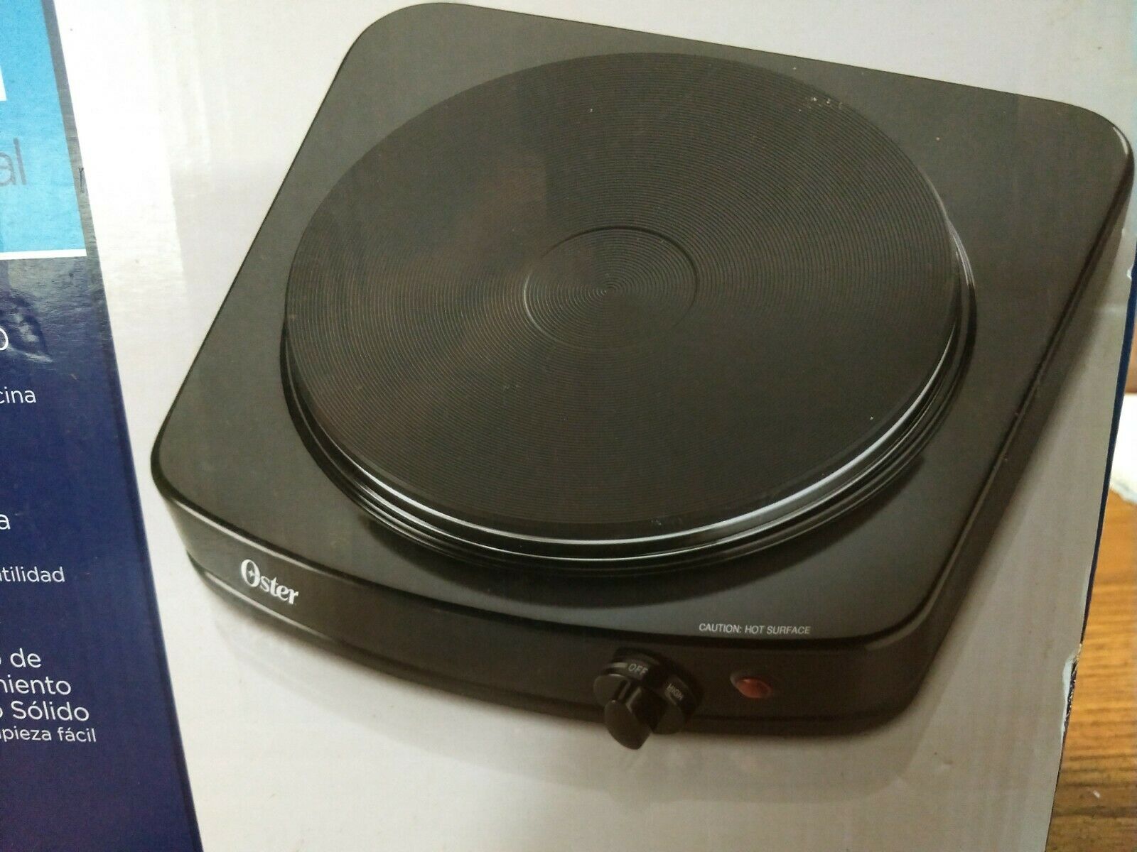 Oster CKSTSB100B015 900Watts Single Burner - Fresh Stock Dated February 2026