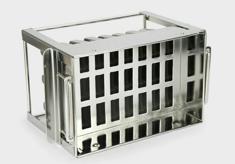 24 pcs Stainless Steel Ice Pop Mold Ice Lolly Home Making Ice Cube Tray - Fresh Stock Dated February 2026