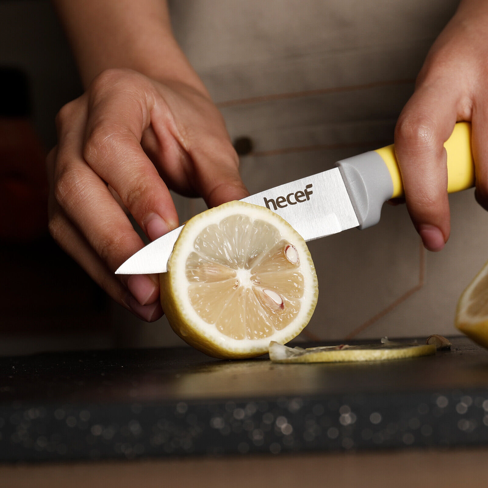 14 PCS Kitchen Knife Block Set With Wooden Block Stainless Steel Cutlery Set - Fresh Stock Dated February 2026