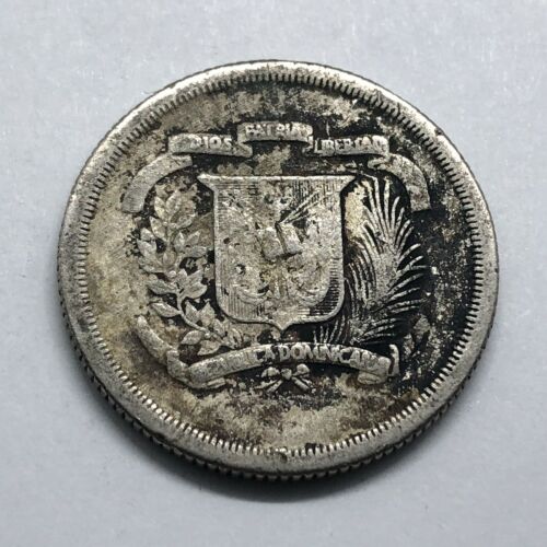 1981 25 Centavos Republica Dominicana 6 1/4 Gramos World Coin (21) - Fresh Stock Dated December 2025