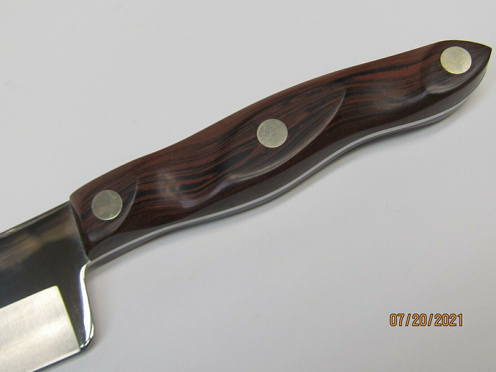 CUTCO NO. 25 CHEF'S KNIFE, EXCELLENT CONDITION, BROWN HANDLE - Fresh Stock Dated January 2026
