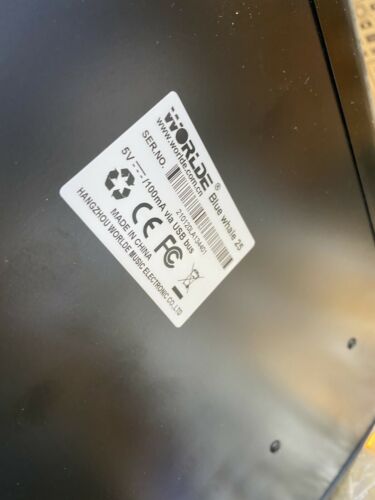 Worlde Blue Whale 25 Portable USB Midi Controller Keyboard 25 Semi weighted - Fresh Stock Dated December 2025