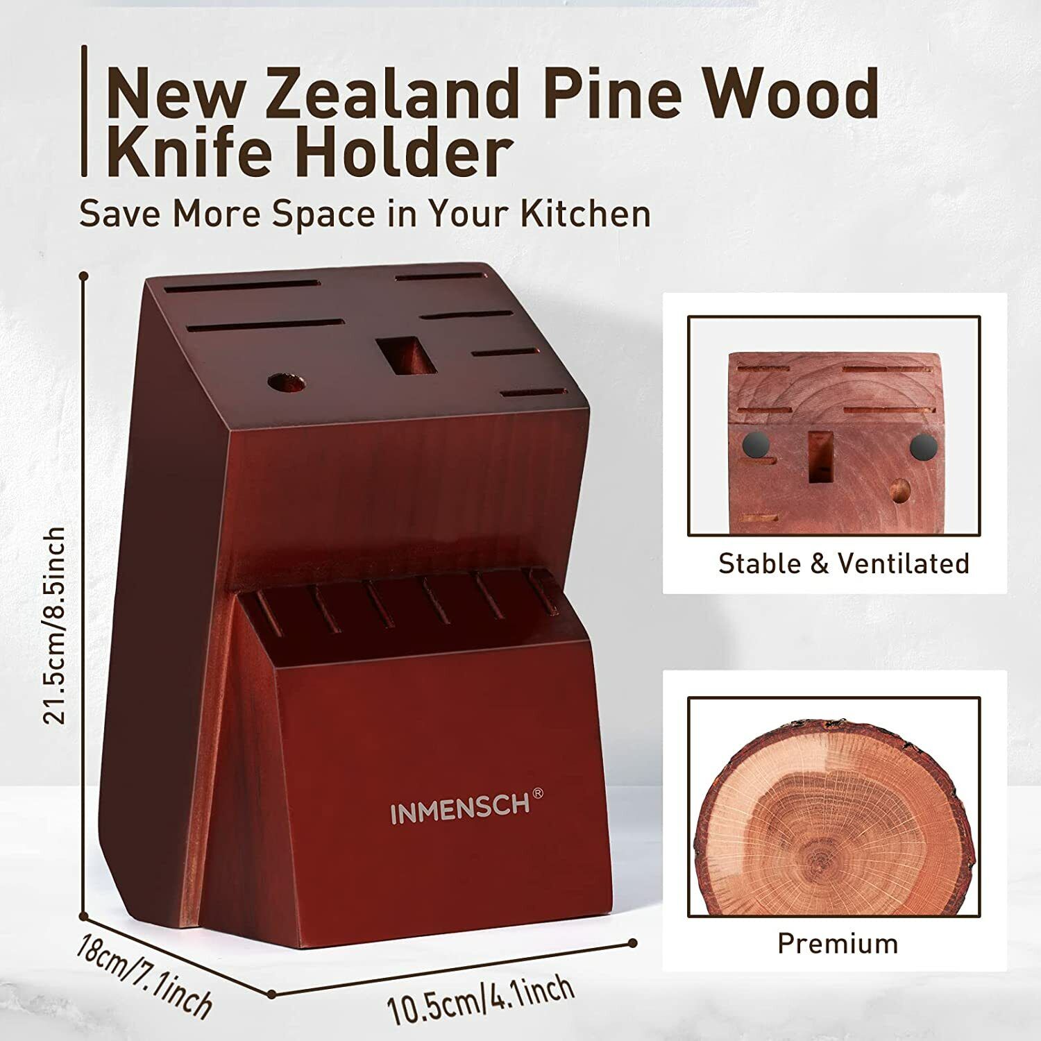 Knife Set,15 Pieces Premium Kitchen Knife Set, Ultra-Sharp German Stainless - Fresh Stock Dated February 2026