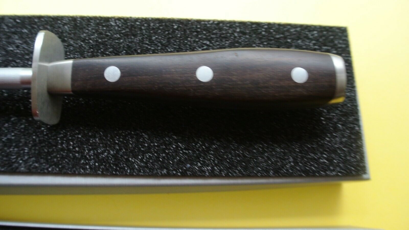 Wusthof  ikon  sharpening steel model 4968 new in box solingen germany - Fresh Stock Dated January 2026