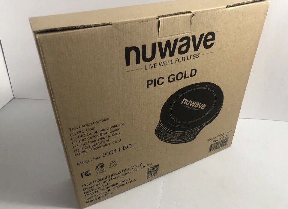 Precision Nuwave 30211 BQ PIC Gold Portable Precision Induction Cooktop NEW - Fresh Stock Dated February 2026