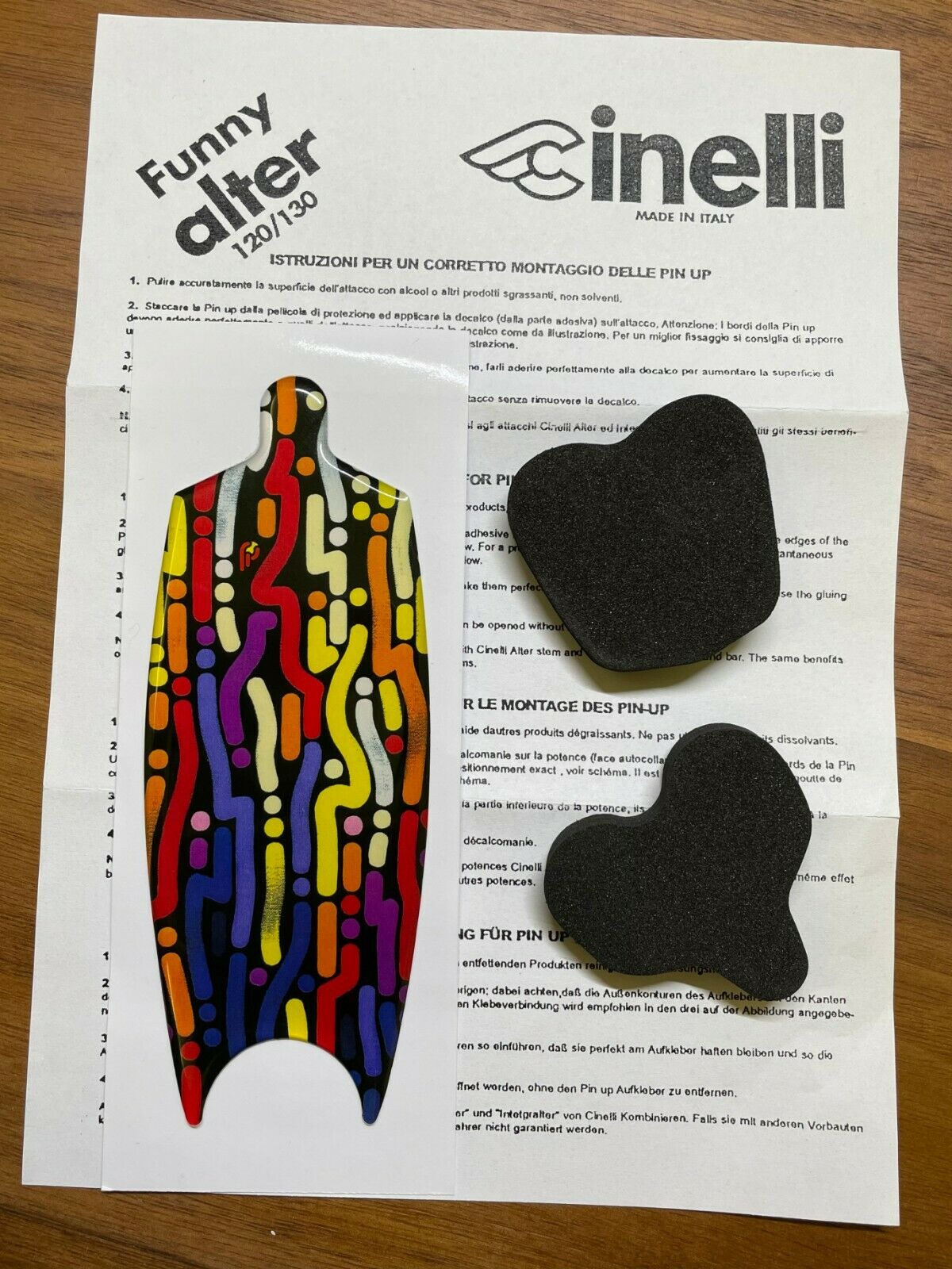 Cinelli Alter Stem Girl Adhere Decal To Fit 100-110 &120-130 Sticker Integralter - Fresh Stock Dated December 2025