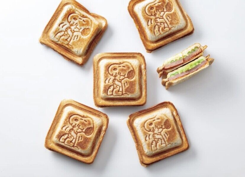 PEANUTS Snoopy Hot Sandwich Maker For Gas Stove hot plate - Fresh Stock Dated February 2026