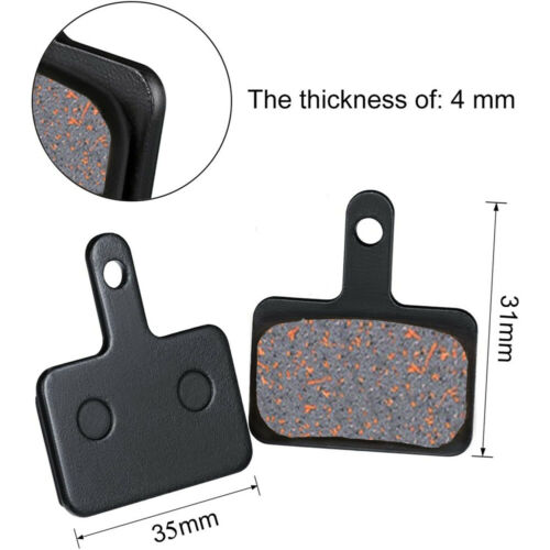2x Bicycle MTB Disc Brake Pads Mountain Bike Semi Metal Resin for M315 M355 M446 - Fresh Stock Dated December 2025