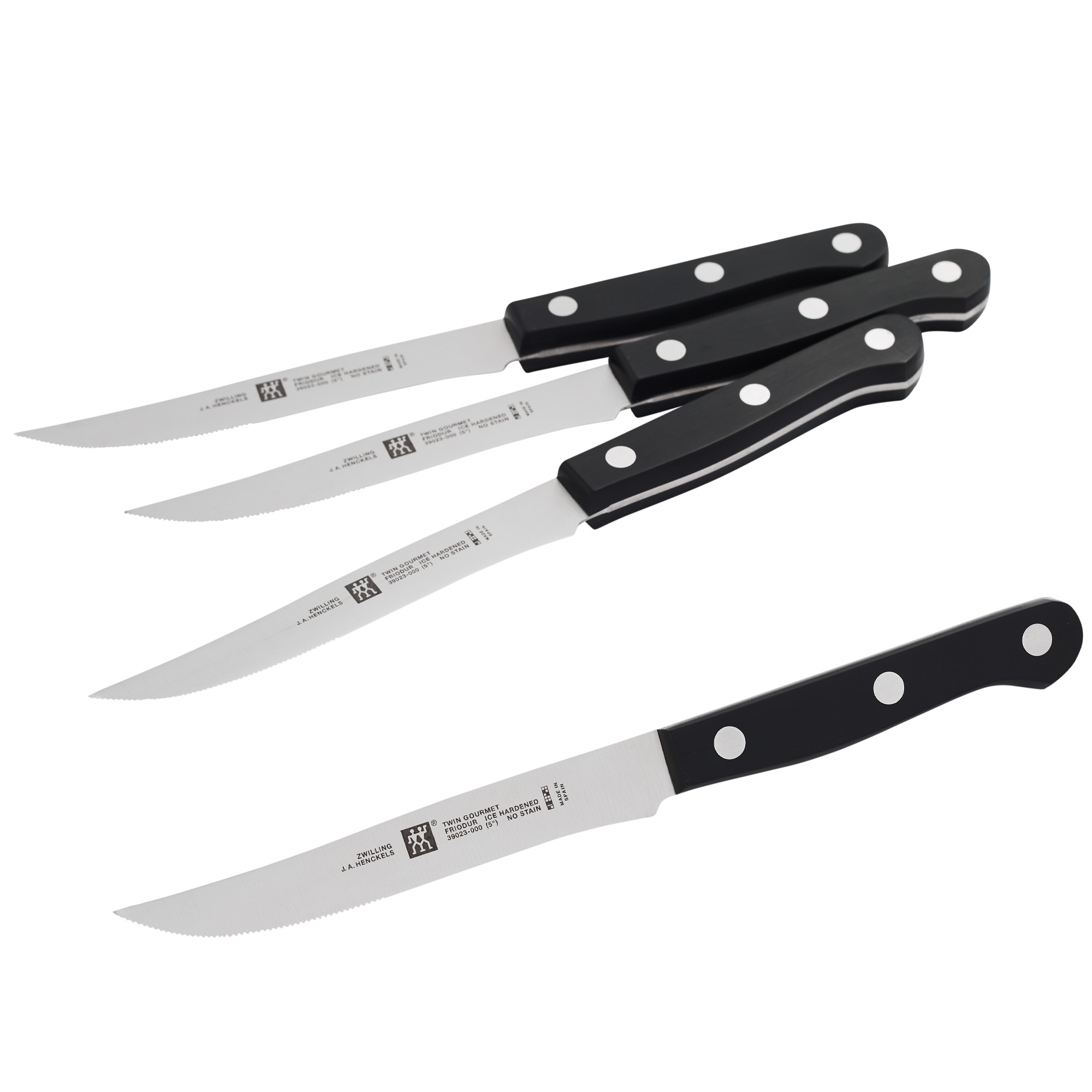 ZWILLING TWIN Gourmet Classic 4-pc Steak Knife Set - Fresh Stock Dated February 2026