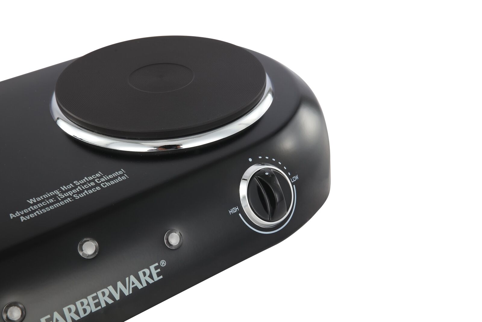 Hot Plate Double Burner Farberware Commercial Electric Portable Countertop Stove - Fresh Stock Dated February 2026