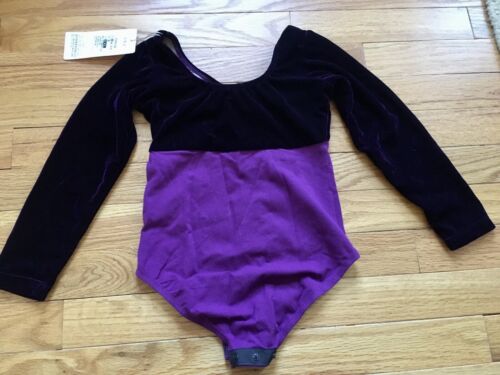 NWT Girls Kids Gymnastic Ballet Leotard Velvet Dance Bodysuit Costume Sz 3T-4T - Fresh Stock Dated December 2025