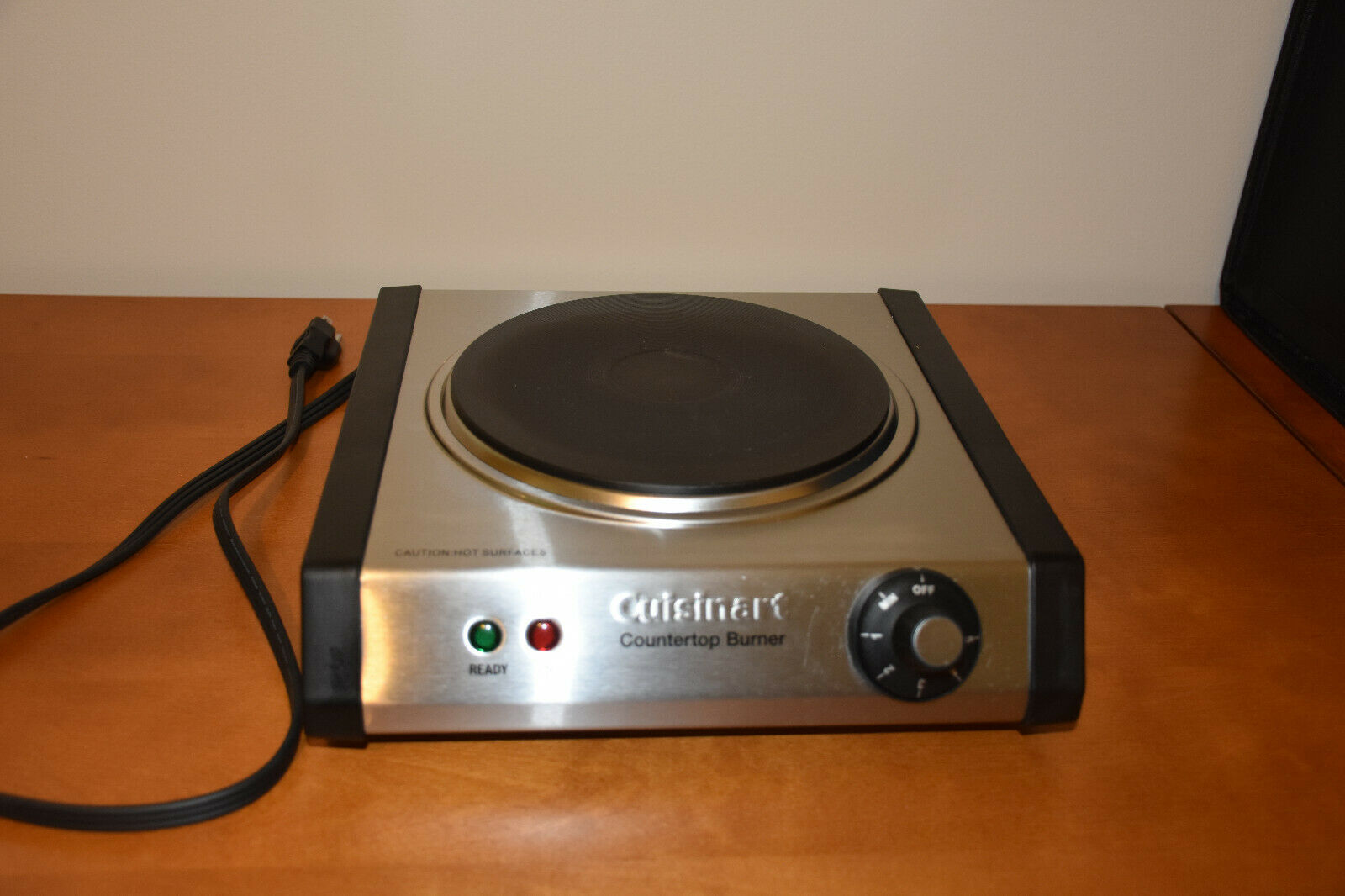 Cuisinart Single Cast Iron Electric Burner CB-30 Hot Plate Pre owned Tested! - Fresh Stock Dated February 2026