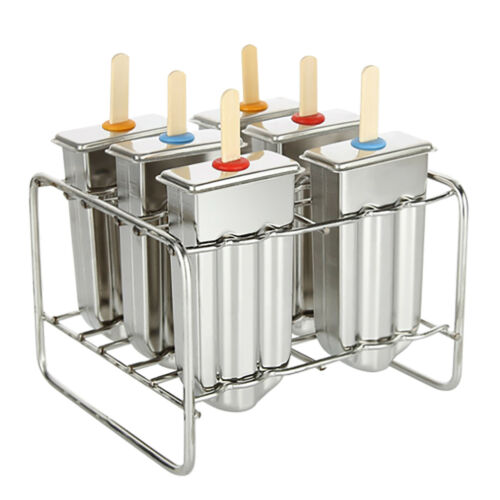 DIY Ice Cream Makers Stainless Steel Popsicle Mold Kit Stick Holder for Home NEW - Fresh Stock Dated February 2026
