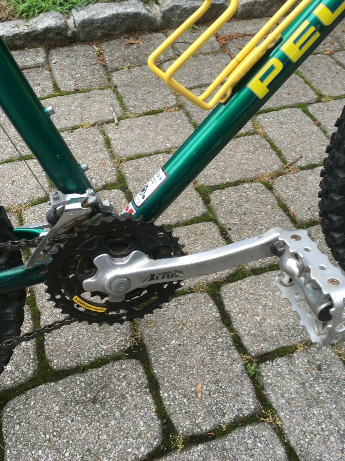 Peugeot vintage mens green racing bike mans mountain Dune racing bicycle - Fresh Stock Dated December 2025