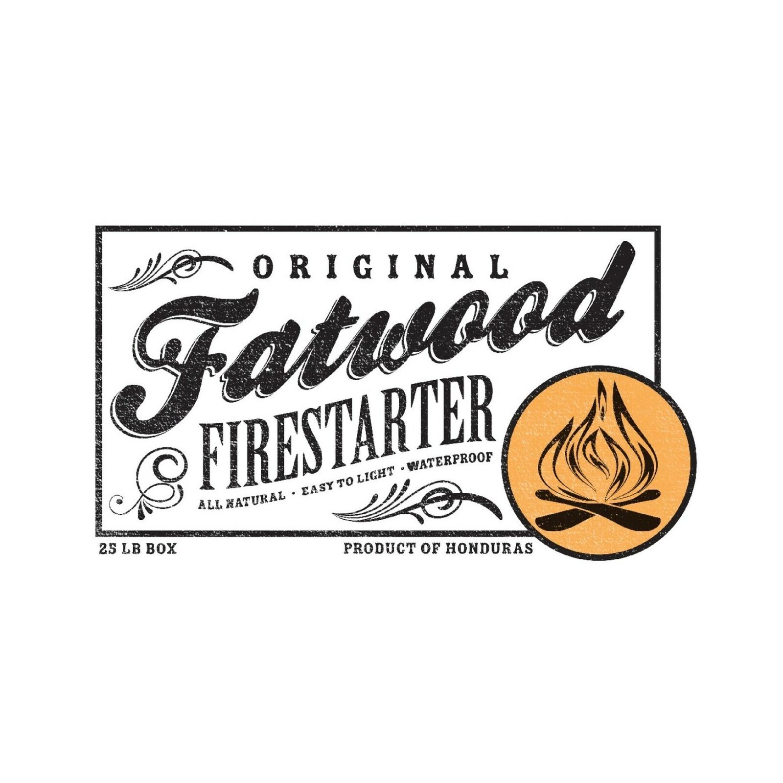 Earth Worth Fatwood Firestarter 25 lb Bundles 100% Natural Durable Fool-Proof - Fresh Stock Dated January 2026