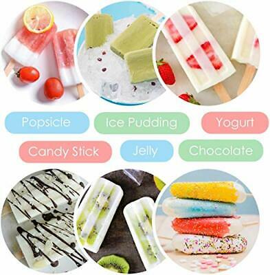 Nuovoware Ice Pop Molds Cavity of 10 Food Grade Silicone Frozen Ice Popsicle ... - Fresh Stock Dated February 2026
