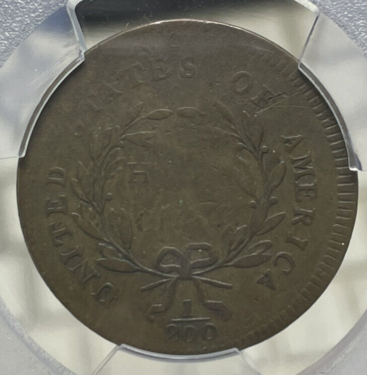 1795 C-4 R-3 PCGS VG 10 Punctuated Date Liberty Cap Half Cent Coin 1/2c - Fresh Stock Dated December 2025