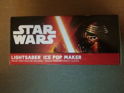 Disney Star Wars Lightsaber Ice Pop Maker Kit Creates 4 Pops Lights Up! Open Box - Fresh Stock Dated February 2026