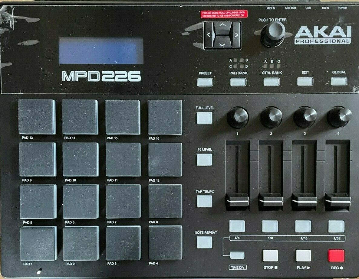 Akai Professional MPD226 16-Pad USB/MIDI Pad Controller - Fresh Stock Dated December 2025