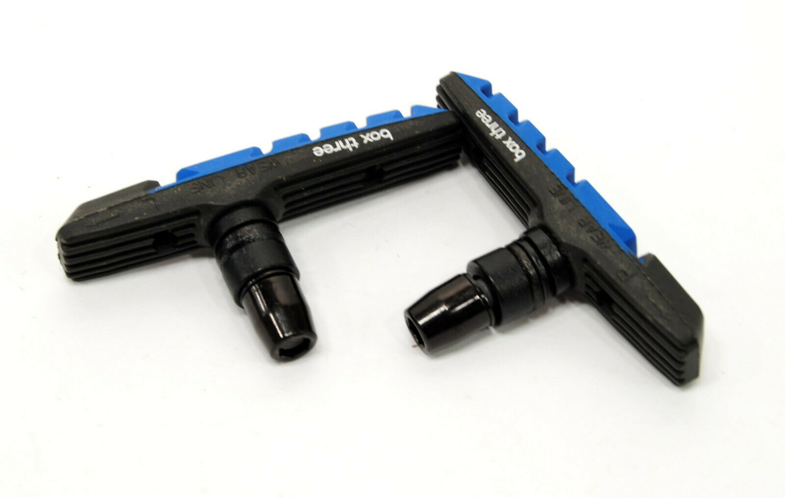 Box Three Air Flow BMX Bike Brake Pads Blue 70mm - Fresh Stock Dated December 2025