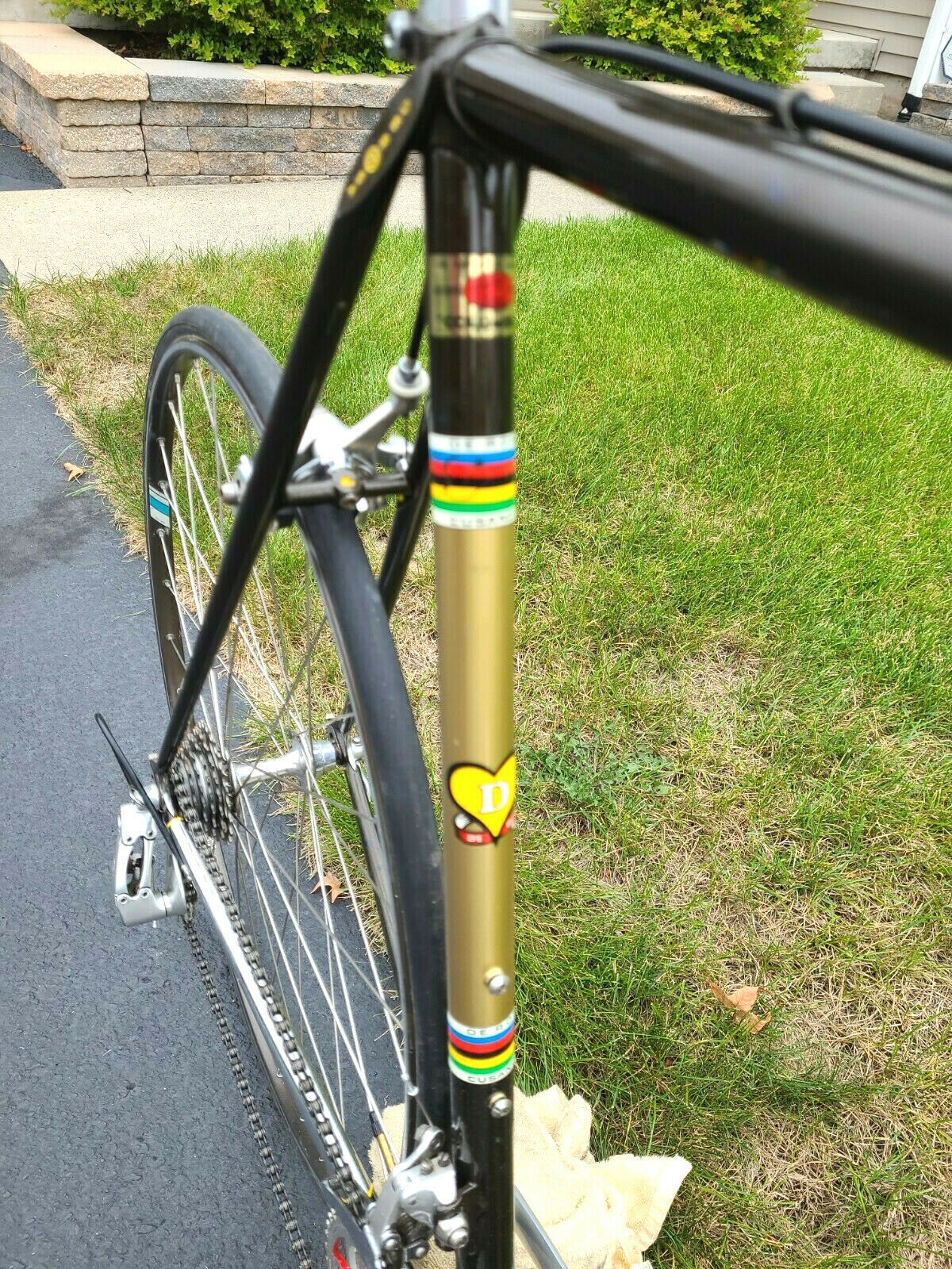 Vtg De‌ ‌Rosa‌ ‌Road‌ ‌Bike / 61cm / Campy parts / Columbus tubing - Fresh Stock Dated December 2025