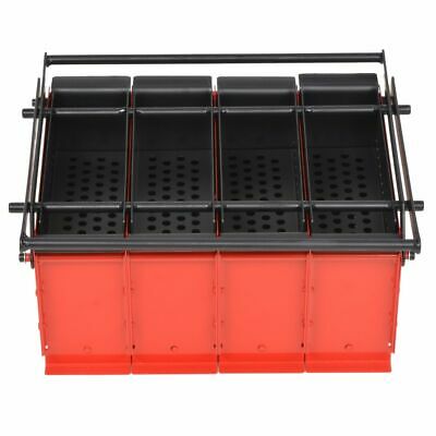 vidaXL Paper Log Briquette Maker Steel Black and Red Manual Press Machine - Fresh Stock Dated December 2025