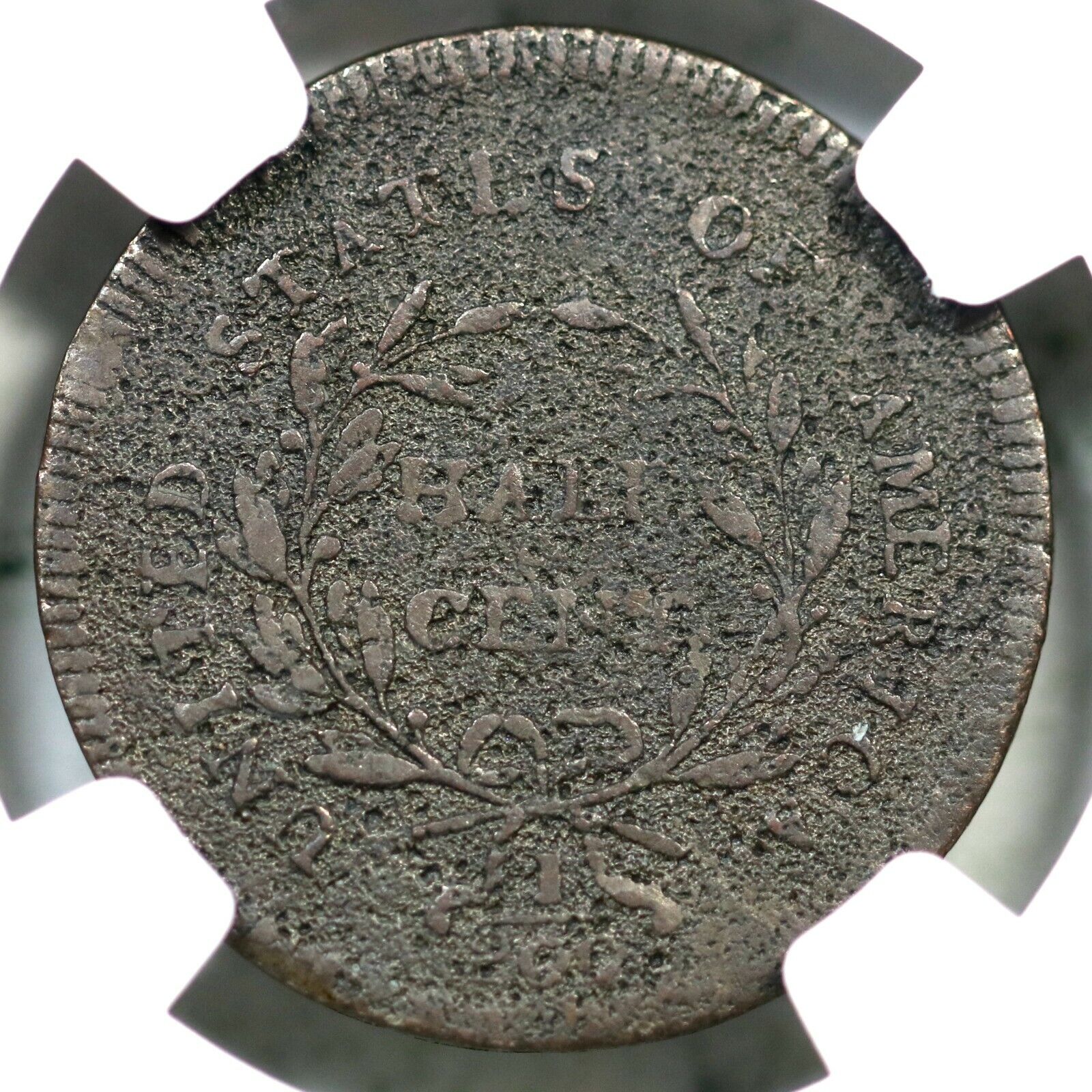 1796 C-1 NGC VF DETAILS No Pole Liberty Cap Half Cent Coin 1/2c - Fresh Stock Dated December 2025