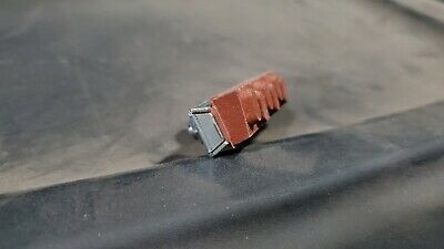 NOS NEW Vintage Bicycle Caliper Red Brake Pads With Bolt Nut & Washer Qty 4 - Fresh Stock Dated December 2025