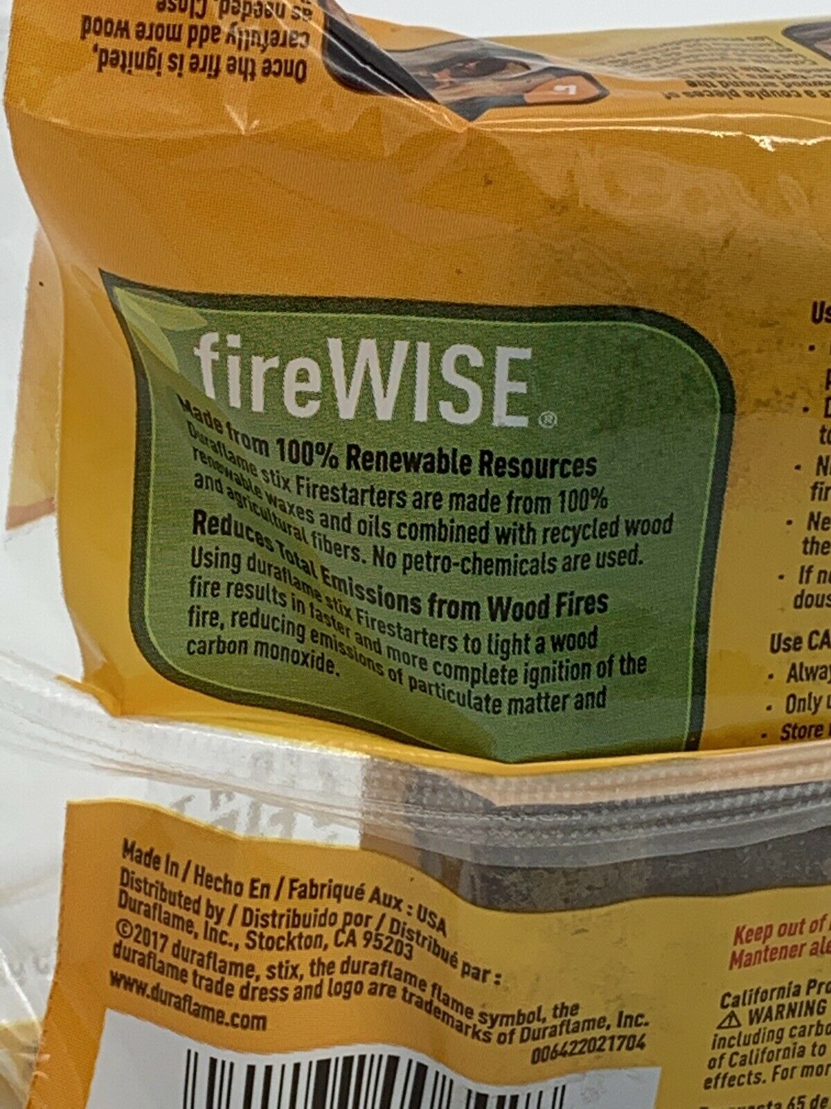 duraflame stix Multi-use Firestarters - Package of 12 Stix -  Brand New / Sealed - Fresh Stock Dated December 2025