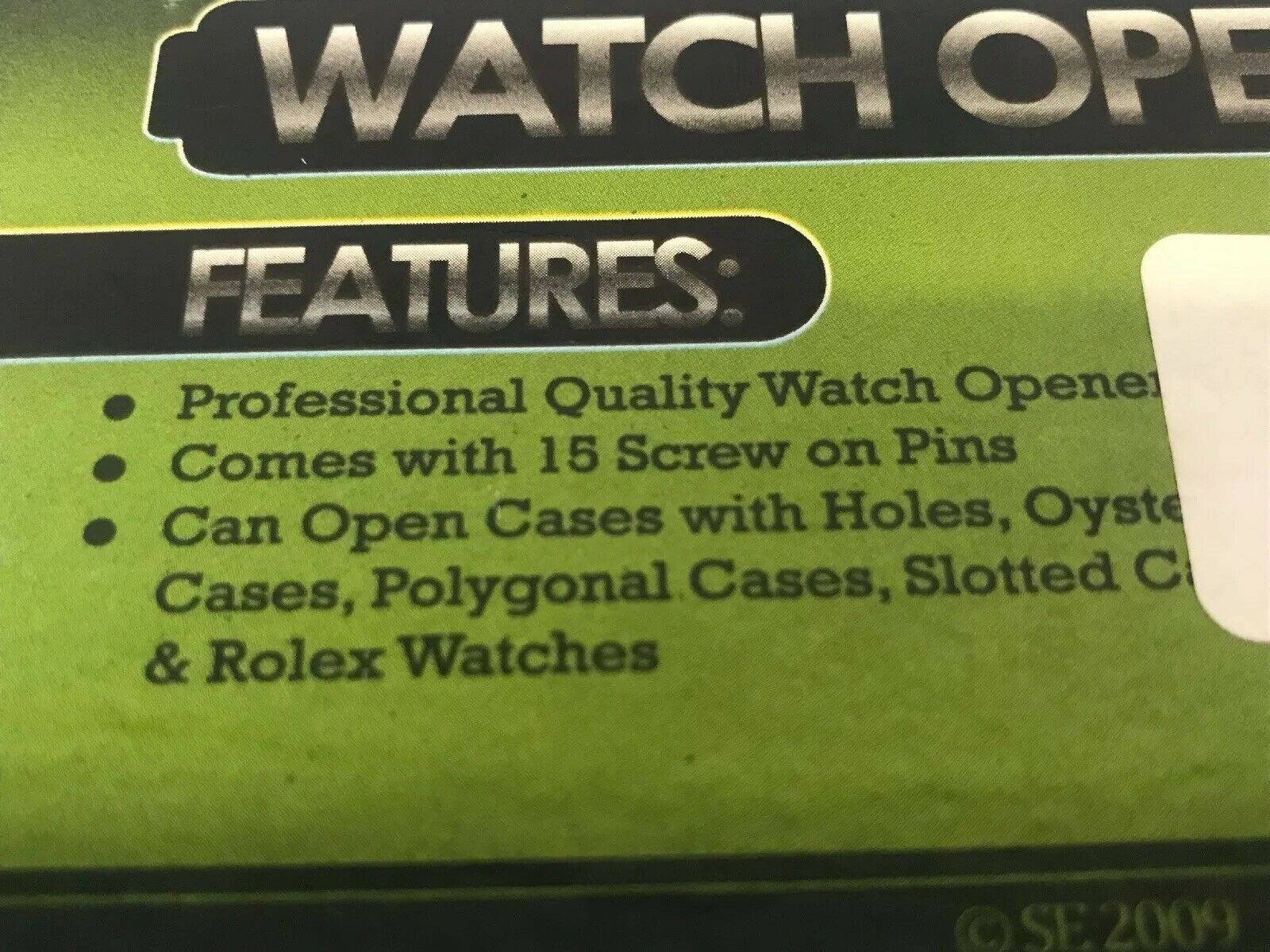 Watch Wrench Opener SE 88 - Adjustable - JT6341W - Opened Box GFK - Fresh Stock Dated December 2025