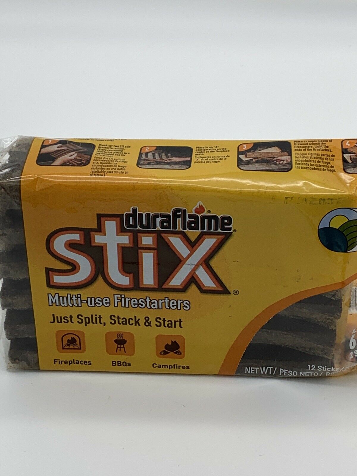 duraflame stix Multi-use Firestarters - Package of 12 Stix -  Brand New / Sealed - Fresh Stock Dated December 2025