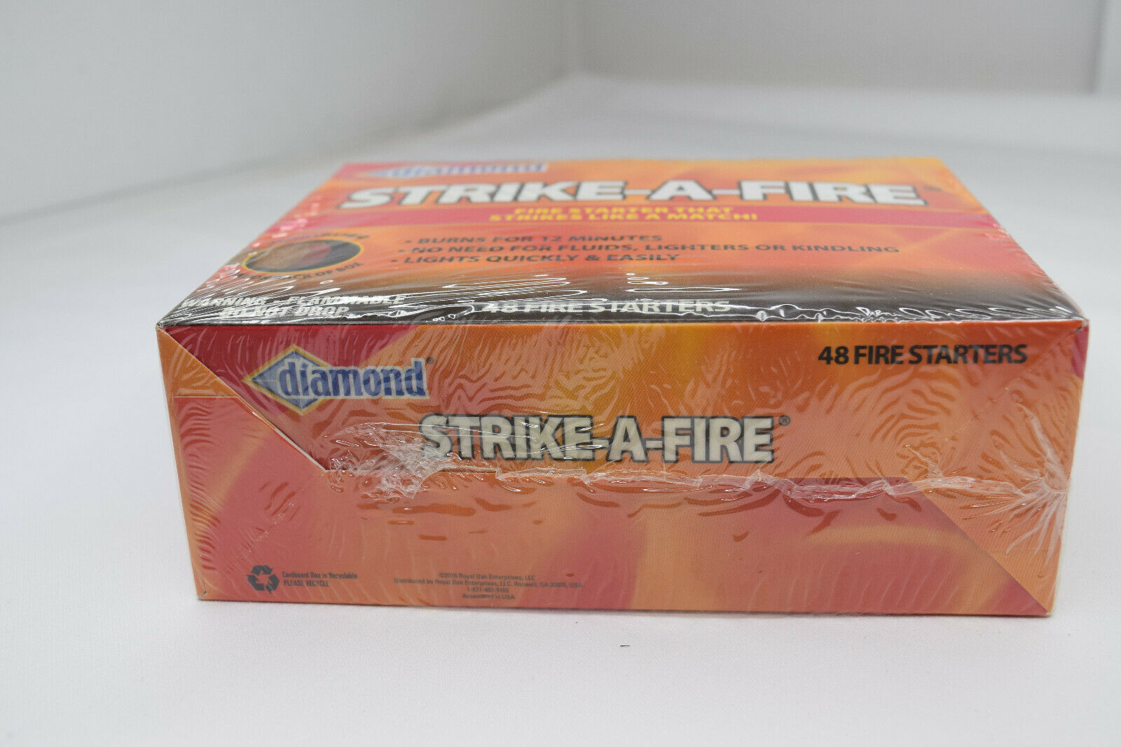 Diamond Strike-A-Fire Starter Fireplace - Fresh Stock Dated January 2026