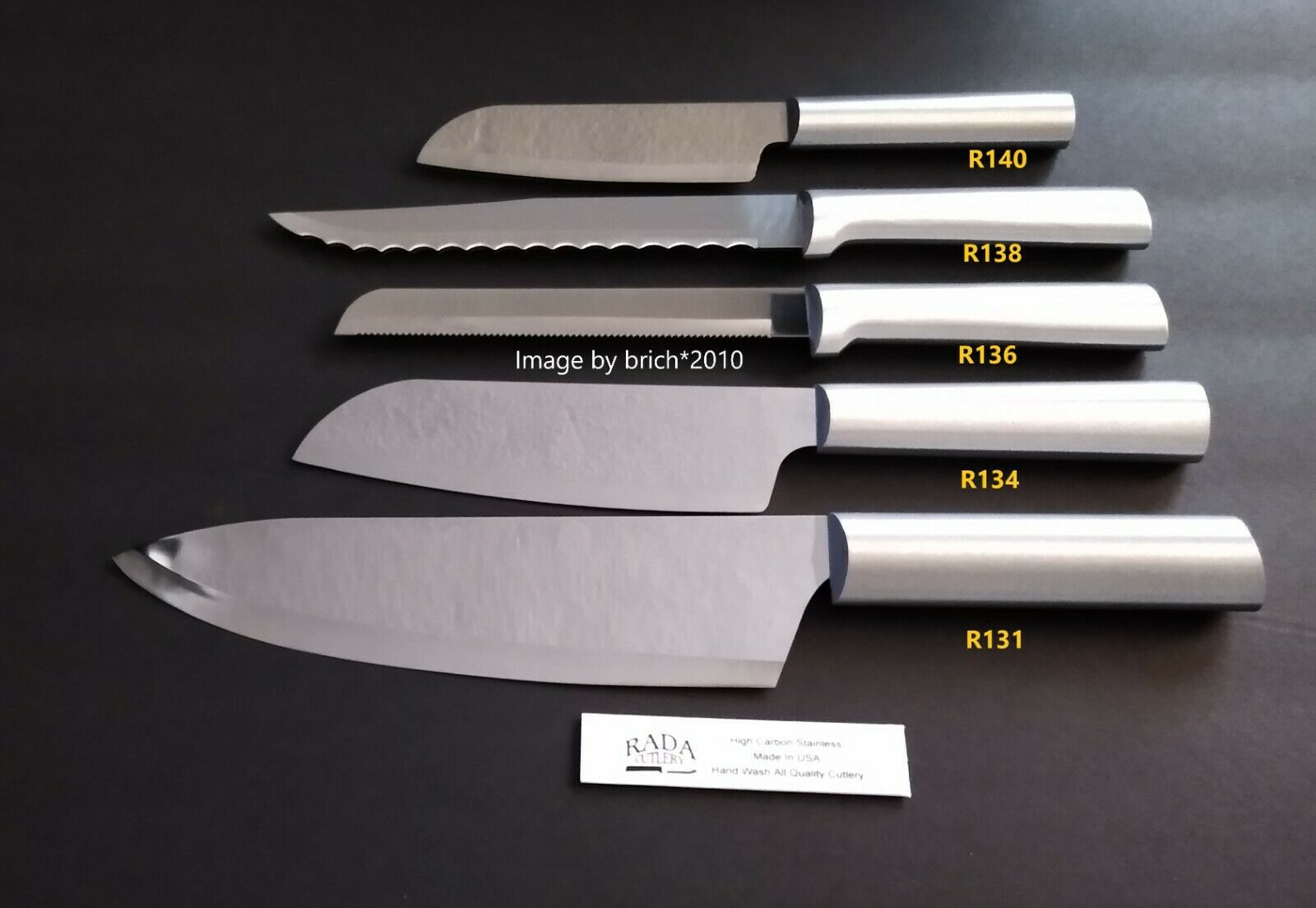 Rada Cutlery Made in USA, Knifes ,Peeler, Sharpener,  26 variations - Fresh Stock Dated January 2026