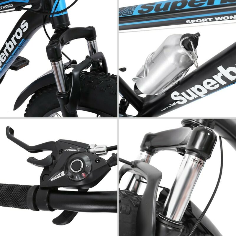 Mountain Bike Bicycle Shimanos Men Women Fat Tire 26