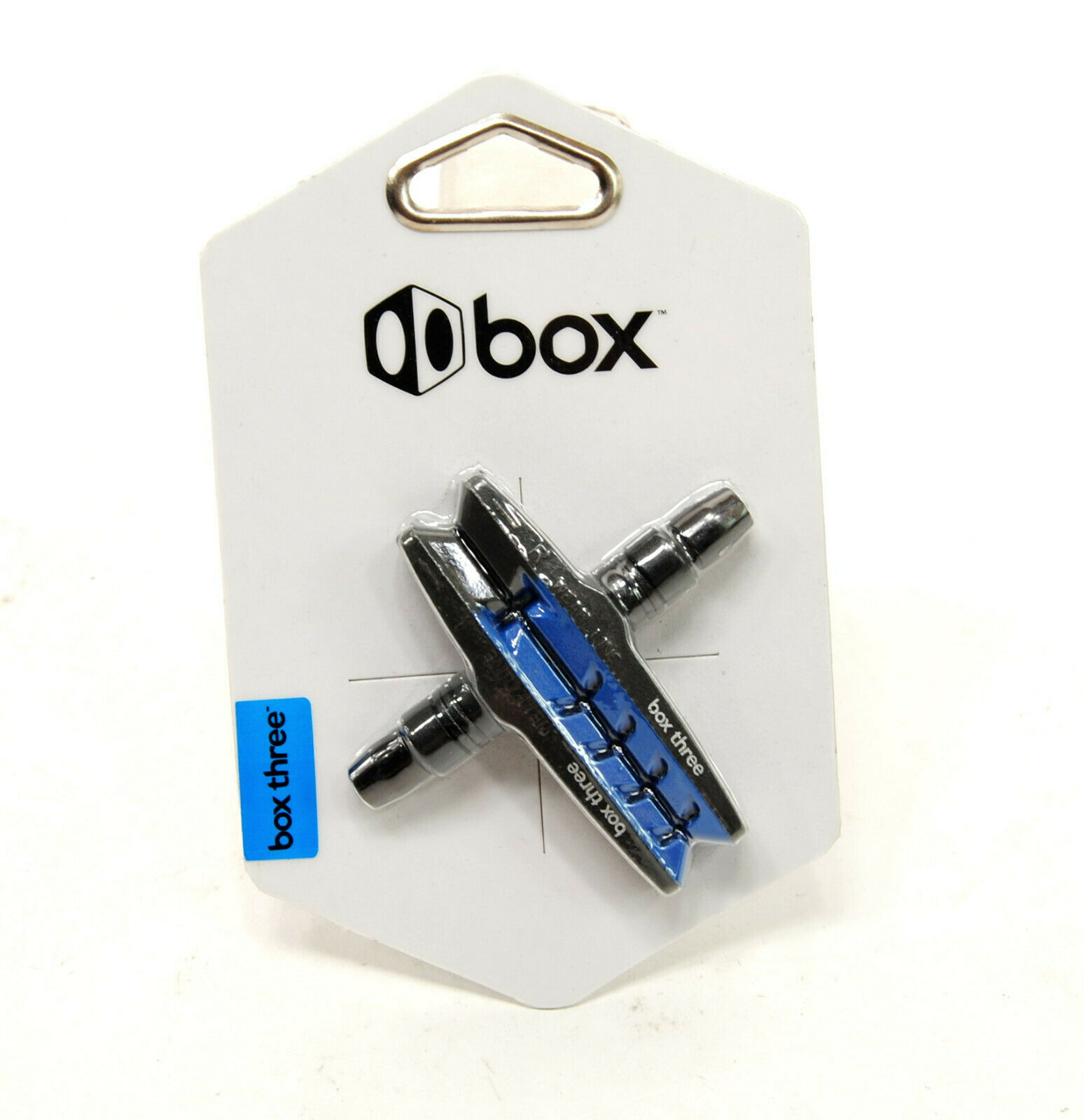 Box Three Air Flow BMX Bike Brake Pads Blue 70mm - Fresh Stock Dated December 2025