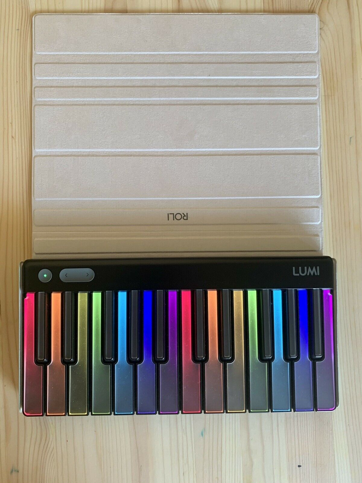 Roli Lumi Keys Illuminated Keyboard with Auqua Snapcase - Fresh Stock Dated December 2025