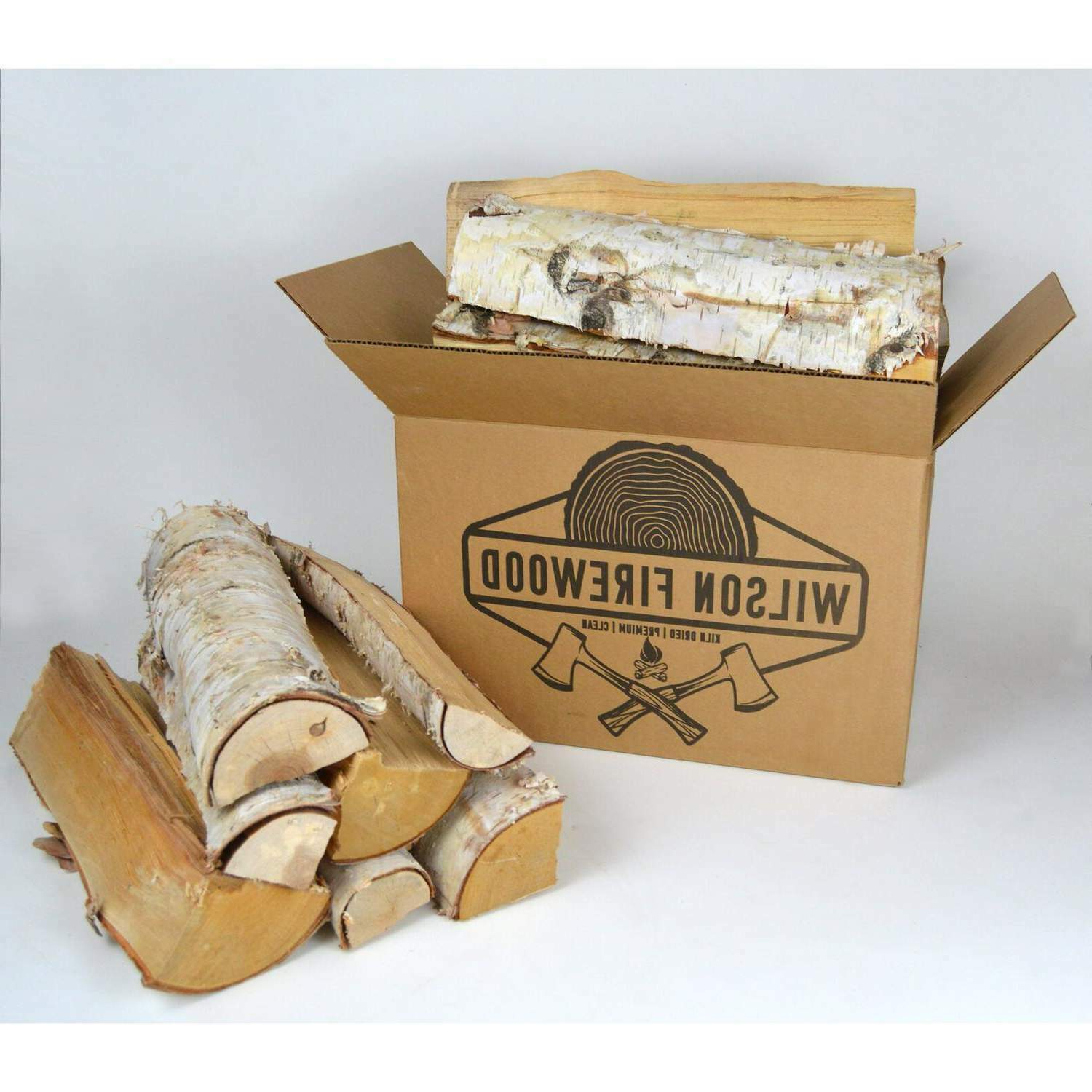 Fireplace Firewood Log Cooking Wood Decorative Kiln Dried Sterilize Natural Bark - Fresh Stock Dated January 2026