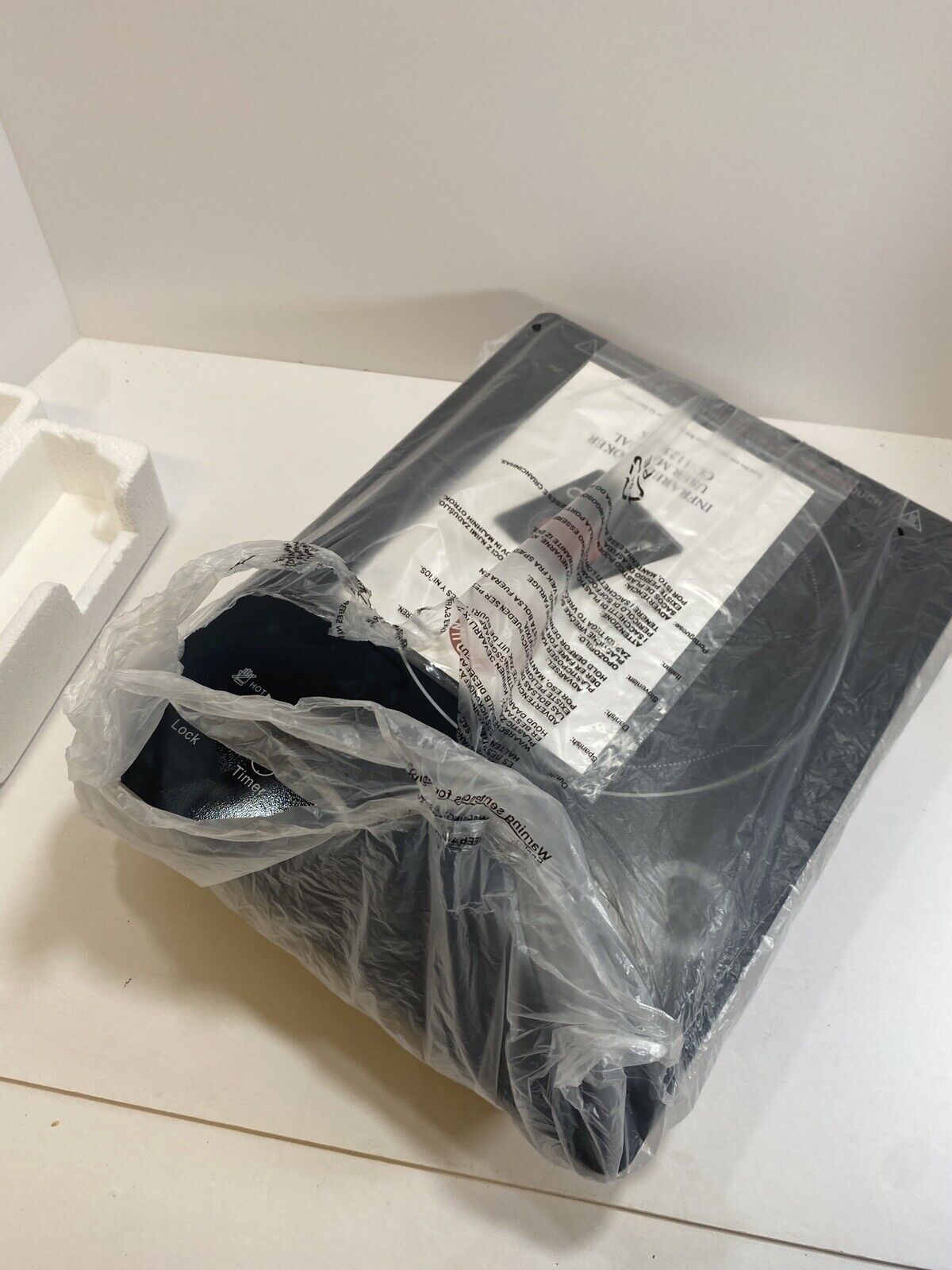 Chef's Counter CC-1123BLK Portable Infrared Electric Stovetop with Touch Control - Fresh Stock Dated February 2026