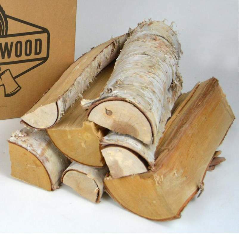 Fireplace Firewood Log Cooking Wood Decorative Kiln Dried Sterilize Natural Bark - Fresh Stock Dated January 2026