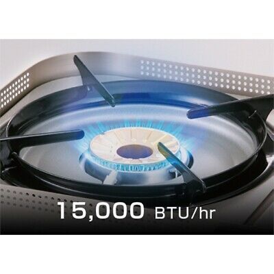 Iwatani High Powered Portable Butane Stove in Silver 15000 BTU/hr - Fresh Stock Dated February 2026